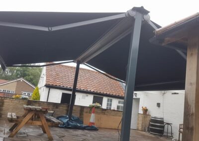 Butterfly Awning Projection