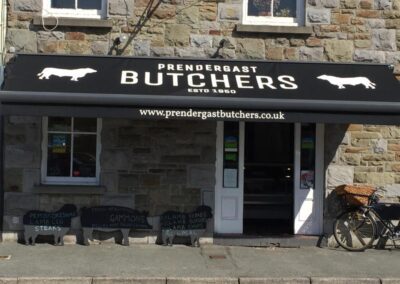 Butcher Shop Awning